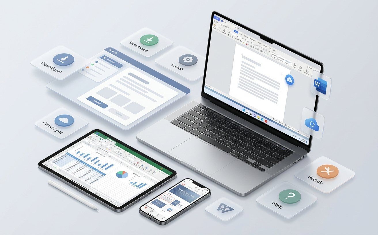 WPS智能功能界面及云端同步设置排查指引