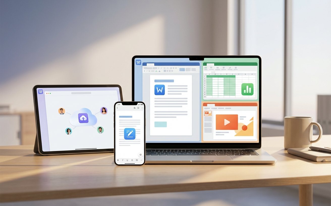 WPS文档编辑功能界面展示